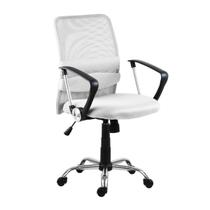 Cadeira Escritorio MGM Flex Bilbao Diretor Branca Reclinavel