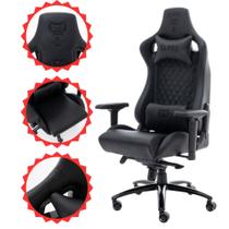 Cadeira Escritório Modelo Gamer de Alto Conforto Até 180kg AJUSTE DE ALTURA com BASE DE METAL