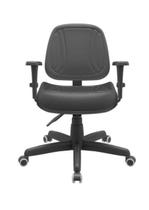 Cadeira Escritório Operativa Premium Executiva Plaxmetal NR17 Braços 3D Backsystem Base Standart Diretor Preta Cadeira Escritório Operativa Premium Executiva Plaxmetal NR17 Braços 3D Backsystem Base Standart Diretor Preta