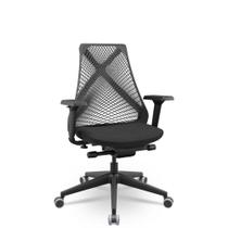 Cadeira Escritório Presidente Bix X+ Slider Plaxmetal