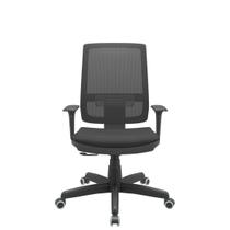 Cadeira Escritório Presidente Brizza NR17 com Mecanismo Relax Assento Poliéster Plaxmetal Preta Cadeira Escritório Presidente Brizza NR17 com Mecanismo Relax Assento Poliéster Plaxmetal Preta