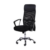 Cadeira Escritorio Presidente com Relax Tela Mesh material sintético 3307 Preto Cadeira Escritorio Presidente com Relax Tela Mesh material sintético 3307 Preto