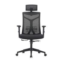 Cadeira Escritório Presidente Ergonômica c/ Apoio de Cabeça