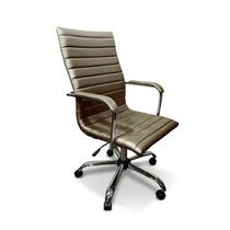 Cadeira Escritório Presidente Esteirinha material sintético Sottile Verde/Musgo