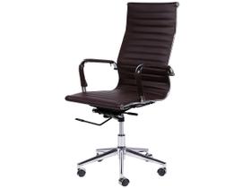 Cadeira Escritório Presidente Esteirinha Rodízio Relax material sintético 3301 Marrom/Café Cadeira Escritório Presidente Esteirinha Rodízio Relax material sintético 3301 Marrom/Café