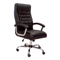 Cadeira Escritório Presidente Mola Luxo Relax MLE Preta