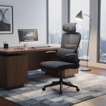 Cadeira Escritório Secretaria Ajuste de Altura rodinhas Regulável Giratória Reclinável Ergonômica Suporta 120Kg