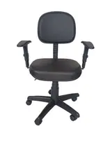 Cadeira Escritório Secretária Anatômica material sintético C Braços