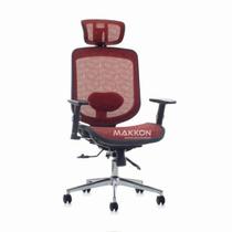 Cadeira Escritório Vermelha MK-4010V - Makkon