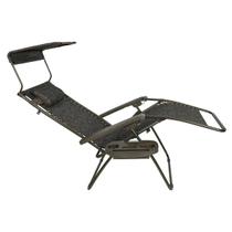 Cadeira Espreguiçadeira Dobravel Jardim Praia Sol Verao Gravidade Zero Reclinavel Acampamento Lazer Ar Livre Quintal Portatil
