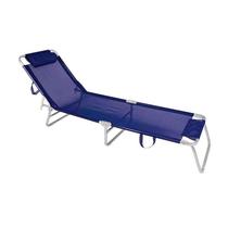 Cadeira Espreguiçadeira Praia em Alumínio Azul CAD0711 BOTAFOGO