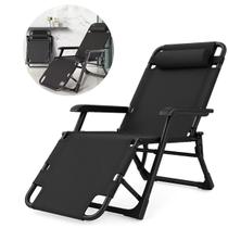 Cadeira Espreguiçadeira Reclinável Piscina Dobrável Com Brinde