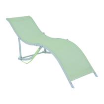 Cadeira Espreguiçadeira "S" em Alumínio Verde Bel