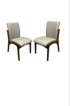 Cadeira Estofada cozinha Sala Decoração Consultório kit com 2 un