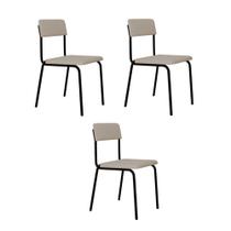 Cadeira Estofada Fixa Empilhável Fit C/03 Un. Cadeira Estofada Fixa Empilhável Fit C/03 Un.