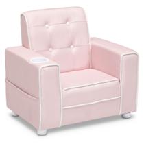 Cadeira estofada infantil Delta Children Chelsea com porta-copos