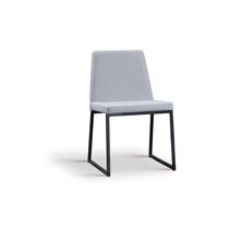 Cadeira Estofada Yanka Linho Gelo 82x48x54 cm Daf Mobiliário