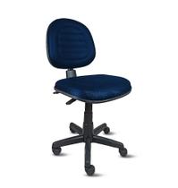Cadeira exec. ômega ergonômica c/ costura em base giratória back system - revestimento viena pp20