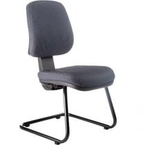 Cadeira Executiva Base Fixa em S Linha New Confort Preto Cadeira Executiva Base Fixa em S Linha New Confort Preto