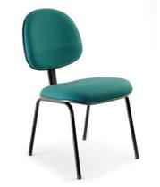 Cadeira Executiva base Fixa Palito Linha Office Economy Verde Cadeira Executiva base Fixa Palito Linha Office Economy Verde