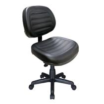Cadeira Executiva COSTURADA Giratória sem Braços - Cor Preta - MARTIFLEX - 31002 Cadeira Executiva COSTURADA Giratória sem Braços - Cor Preta - MARTIFLEX - 31002