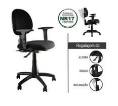Cadeira Executiva Ergonomica Backsystem NR 17 Preta Cadeira Executiva Ergonomica Backsystem NR 17 Preta