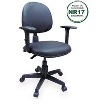 Cadeira Executiva Ergonomica Backsystem NR 17 Preta Cadeira Executiva Ergonomica Backsystem NR 17 Preta