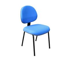 Cadeira Executiva Fixa Azul Frizokar