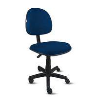 Cadeira executiva ômega em base giratória - tecido crepe azul - pp06
