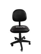 Cadeira executiva sem braço corano preto Cadeira executiva sem braço corano preto