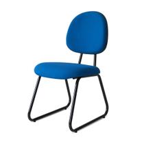 Cadeira Executiva Tecido Pé Sky Azul