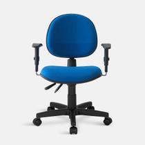 Cadeira Executiva Turim Giratória Back com Braços Azul