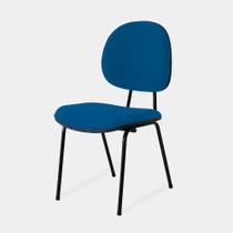 Cadeira Executiva Turim Pé Palito Azul - Flex Cadeiras