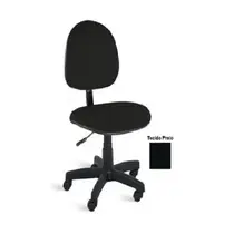 Cadeira Executiva Urban Sem Braços Tecido Preto Cadeira Executiva Urban Sem Braços Tecido Preto