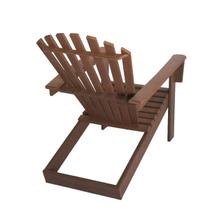 Cadeira Externa Lanci Americana Adirondack Marrom Madeira Plástica 96x65cm Cadeira Externa Lanci Americana Adirondack Marrom Madeira Plástica 96x65cm