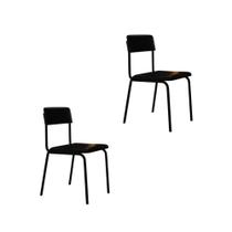Cadeira Fit Fixa C/4 Pes 475 X 505 X 810 Mm C/2 Un. material sintético Preto material sintético Preto Cadeira Fit Fixa C/4 Pes 475 X 505 X 810 Mm C/2 Un. material sintético Preto material sintético Preto