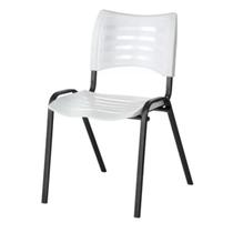 Cadeira Fixa 04 Pés Plástica (Polipropileno) - Cor Branco - MRPLAST - PMD - 31236