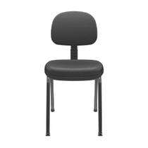 Cadeira Fixa 4 Pes Operativa Plus Couro Plaxmetal Cadeira Fixa 4 Pes Operativa Plus Couro Plaxmetal