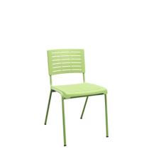 Cadeira Fixa Escritório Multiuso Niala Plaxmetal NR17 Verde