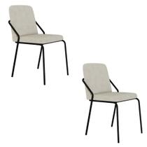 Cadeira Fixa Estofada Bloom C/02 Un.