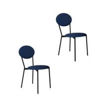 Cadeira Fixa Estofada Vintage Elipse C/02 Un.