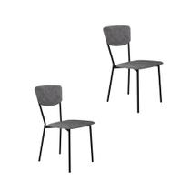 Cadeira Fixa Estofada Vintage Retrô C/02 Un.