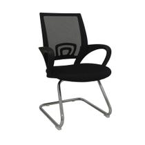 Cadeira Fixa Office Santiago Preto R02 - D'Rossi Cadeira Fixa Office Santiago Preto R02 - D'Rossi