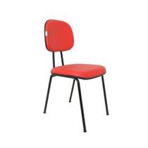 Cadeira fixa para Escritório Vermelha - Pontual