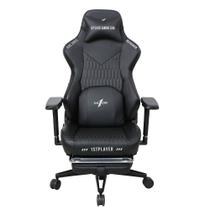 Cadeira Gamer 1STPLAYER DUKE, Até 160kg, Reclinável, Almofadas e Apoio para os Pés, Cilindro de Gás Classe 4, Preta - DUKE-FR-BK Cadeira Gamer 1STPLAYER DUKE, Até 160kg, Reclinável, Almofadas e Apoio para os Pés, Cilindro de Gás Classe 4, Preta - DUKE-FR-BK