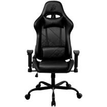 Cadeira Gamer 1STPLAYER S02, Até 120kg, Reclinável, com Almofadas, Material PVC, Preta - S02-BK Cadeira Gamer 1STPLAYER S02, Até 120kg, Reclinável, com Almofadas, Material PVC, Preta - S02-BK