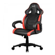 Cadeira Gamer AEROCOOL AC60C AIR EN57730 (Preto/Vermelho, até 100kg, encosto e braços fixos)