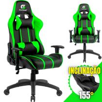 Cadeira Gamer Barata Fortrek Black Hawk de material sintético Alto Conforto Com Regulagem do Braço e da Base e Com Apoio de Almofadas Ergonômicas para Pescoço e Lombar