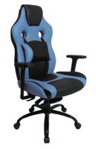 Cadeira Gamer com Almofada Linha Gamer Racing Azul