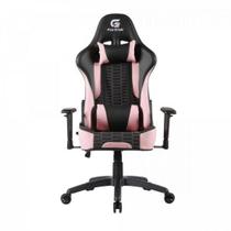 Cadeira Gamer Confortável Preta E Rosa Fortrek Cruiser